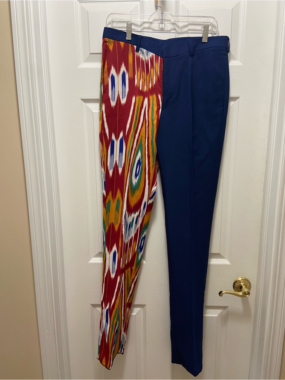 Kamsi Tcharles Split Color Trousers Size 32